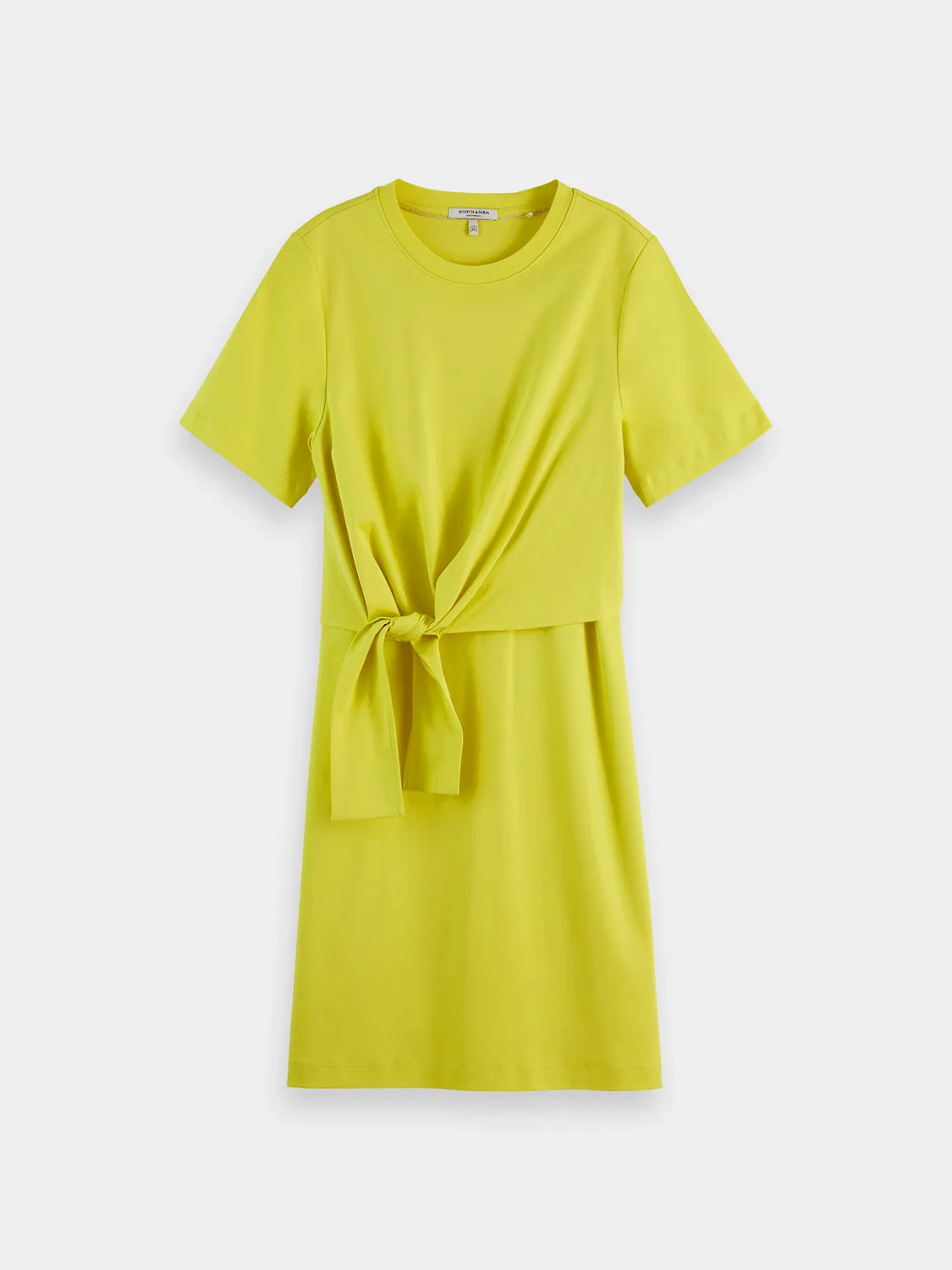 Knotted t-shirt dress sold by Scotch & Soda