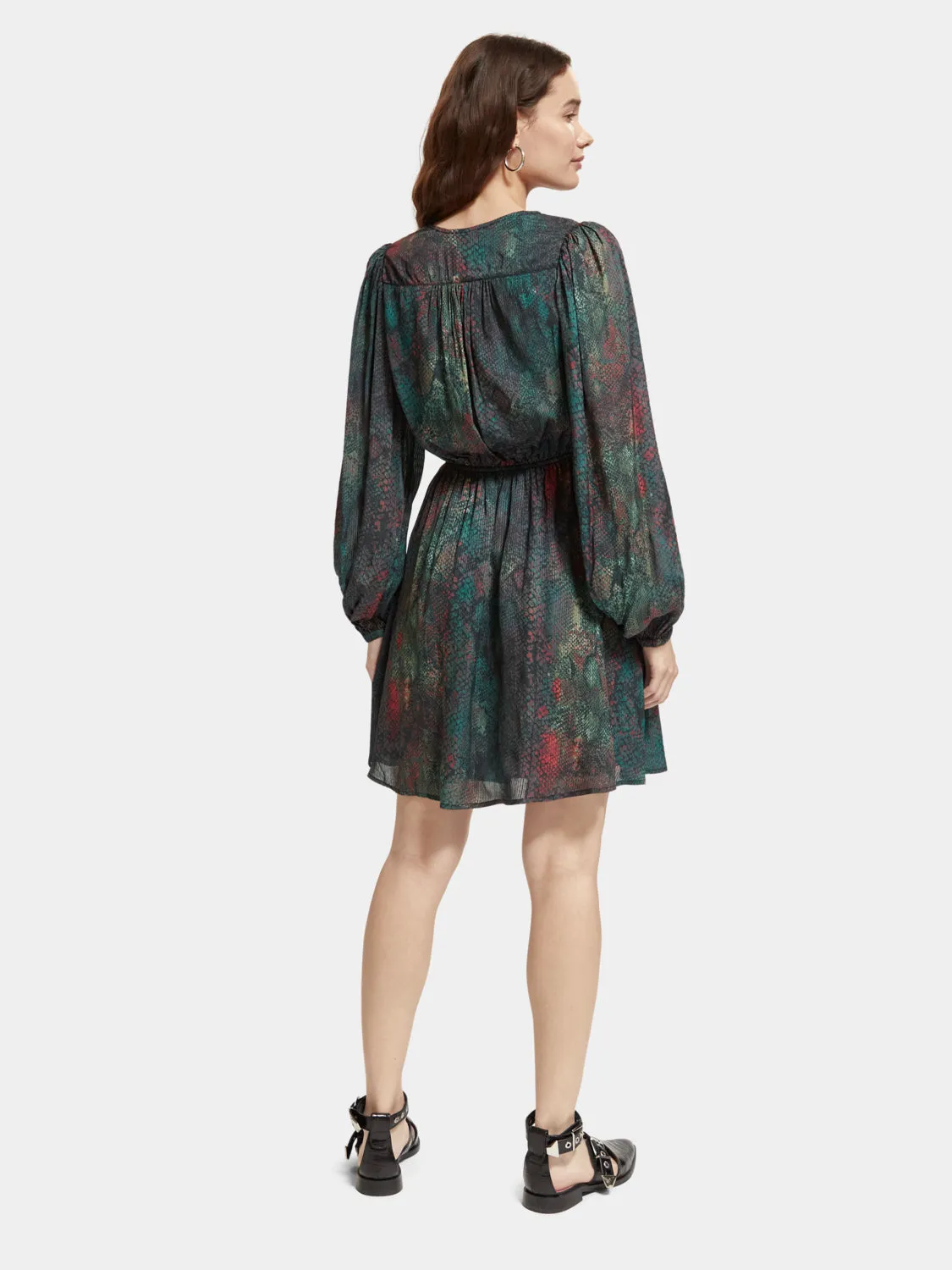 Balloon sleeve mini dress sold by Scotch and Soda product image thumbnail 3