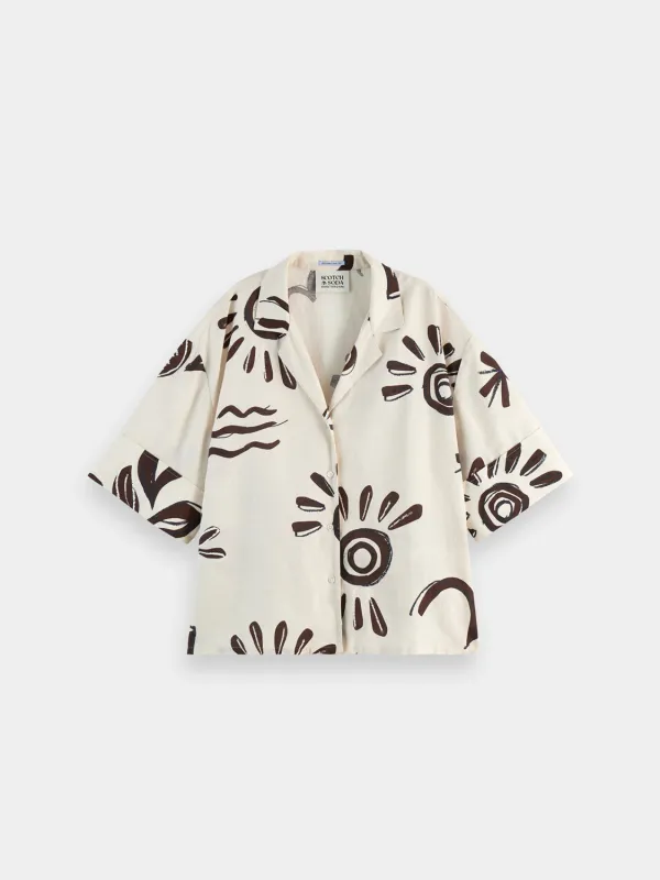 Printed short sleeved shirt sold by Scotch and Soda