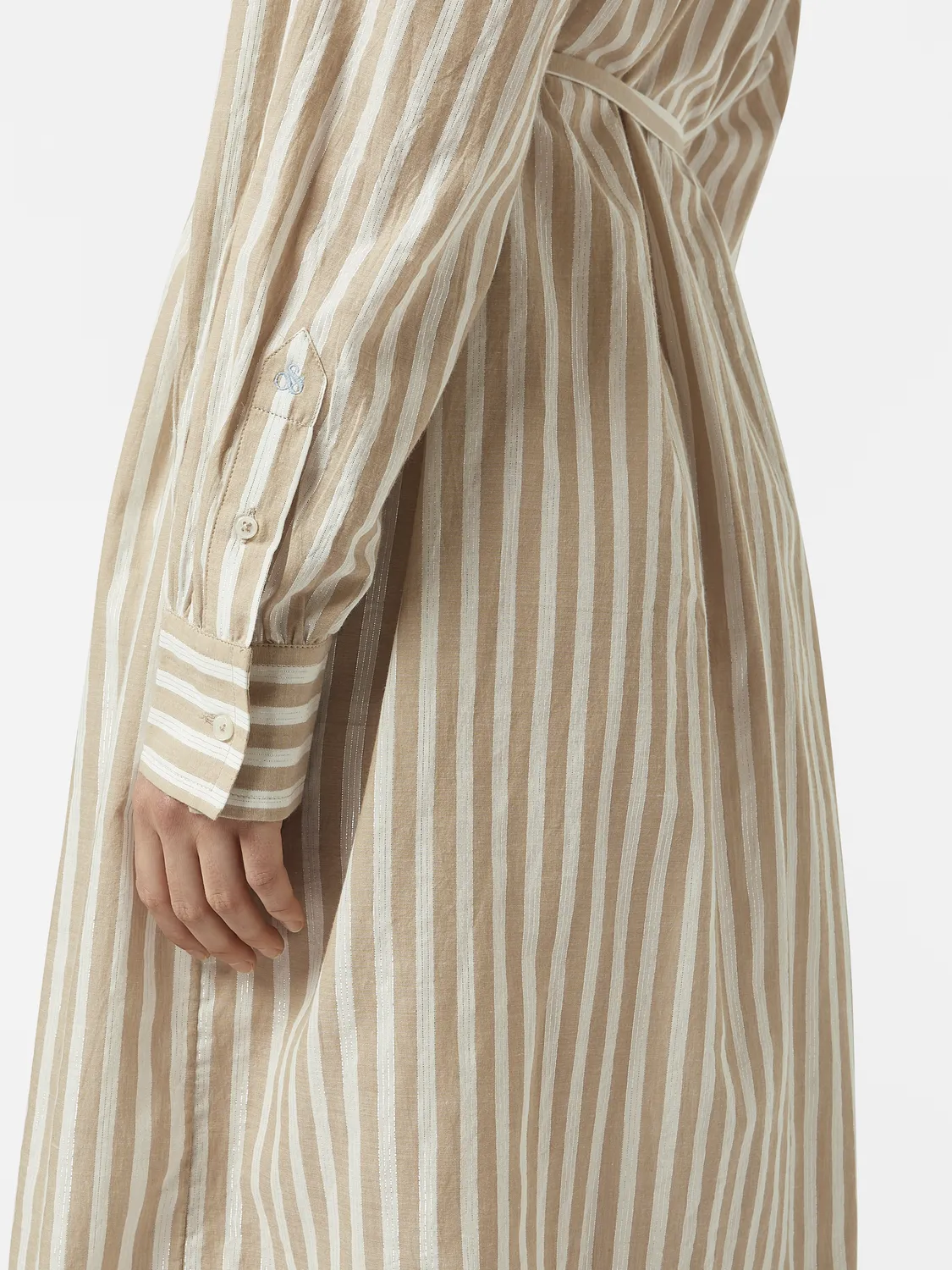 Striped midi shirt dress sold by Scotch & Soda product image thumbnail 4