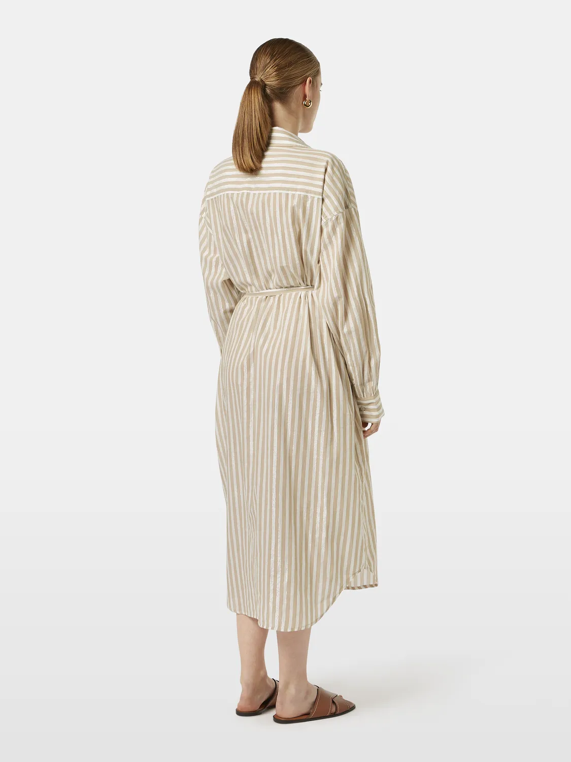 Striped midi shirt dress sold by Scotch & Soda product image thumbnail 3