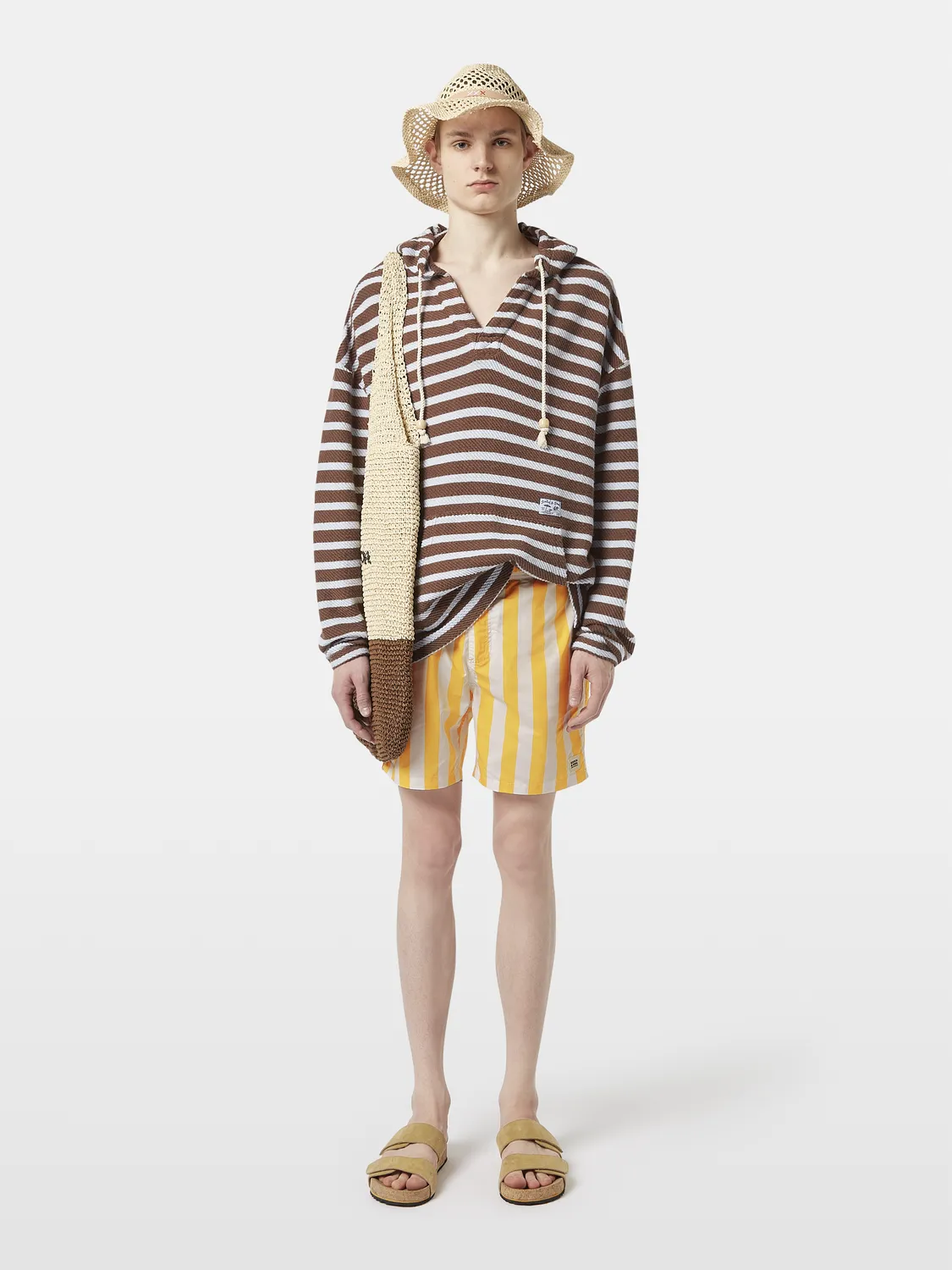 Striped terry hoodie sold by Scotch & Soda product image thumbnail 5