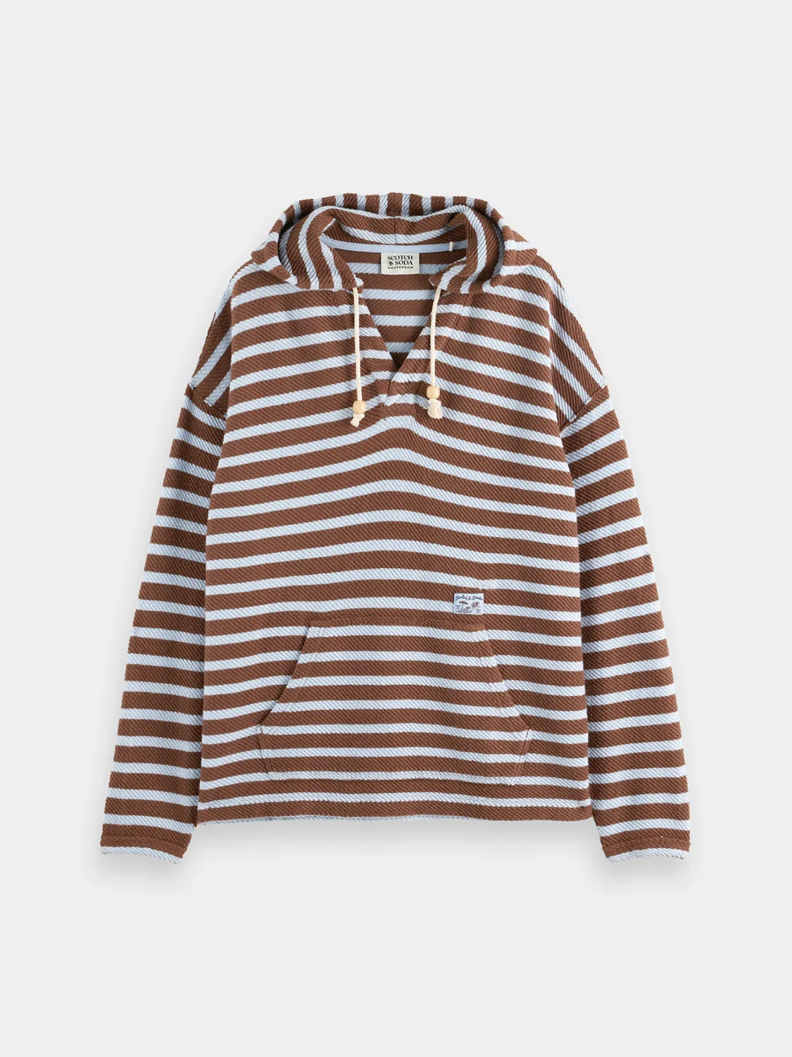 Striped terry hoodie sold by Scotch & Soda product image thumbnail 2
