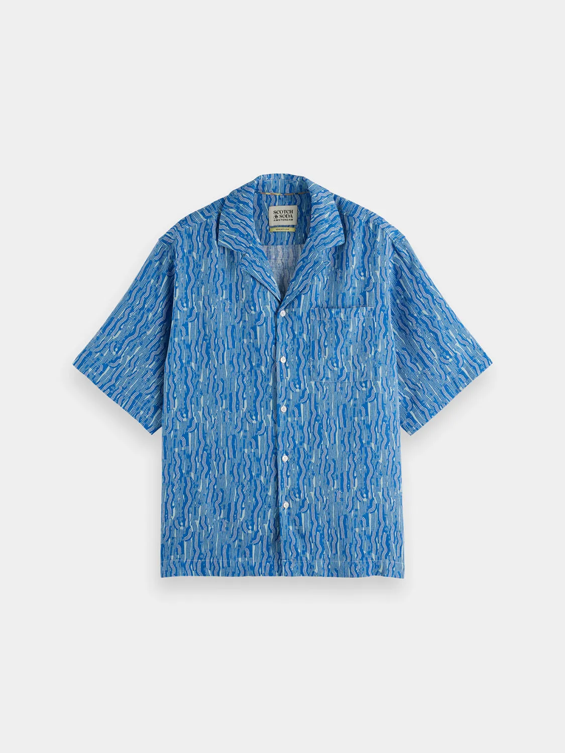 Short sleeved printed shirt sold by Scotch and Soda