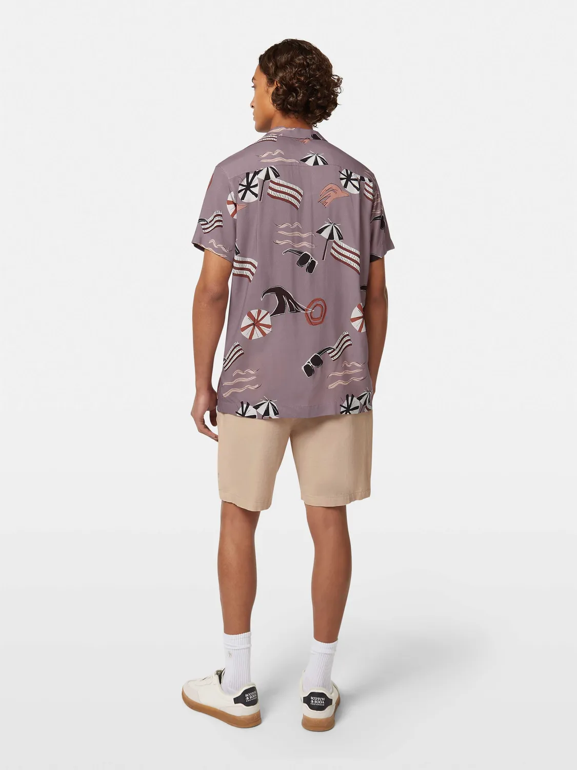 Printed short sleeved shirt sold by Scotch and Soda product image thumbnail 3