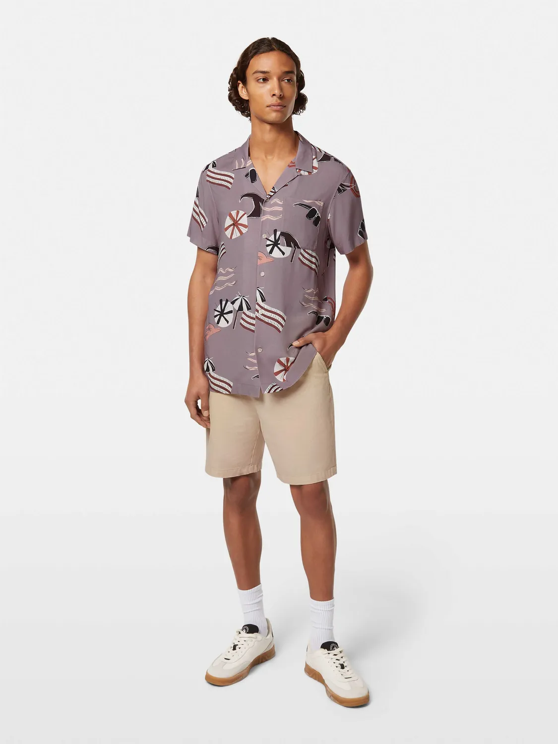 Printed short sleeved shirt sold by Scotch and Soda product image thumbnail 4