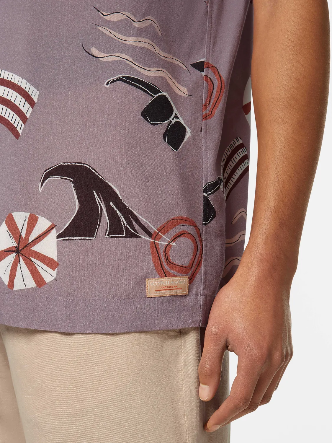 Printed short sleeved shirt sold by Scotch and Soda product image thumbnail 5