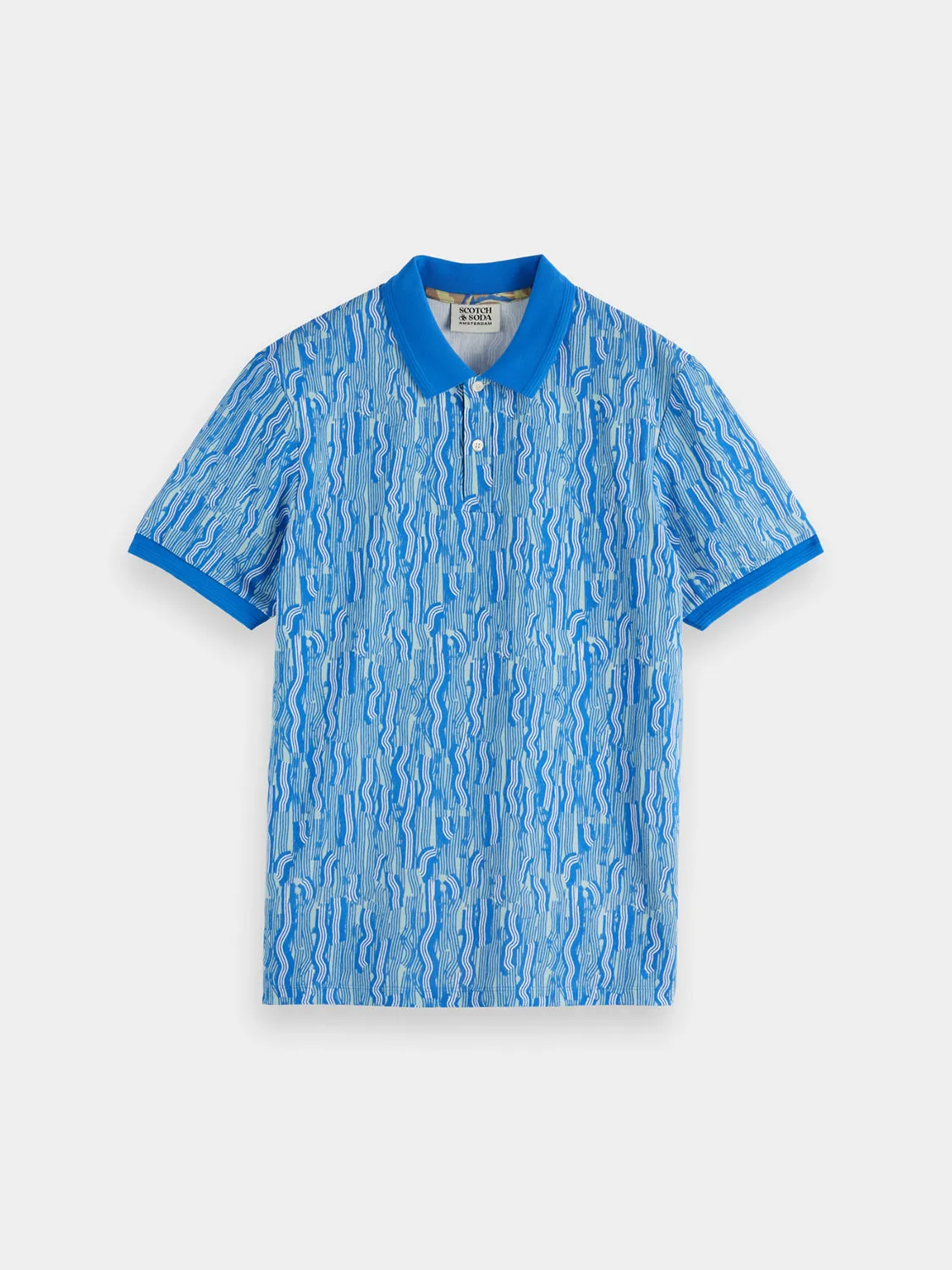 Printed polo sold by Scotch & Soda
