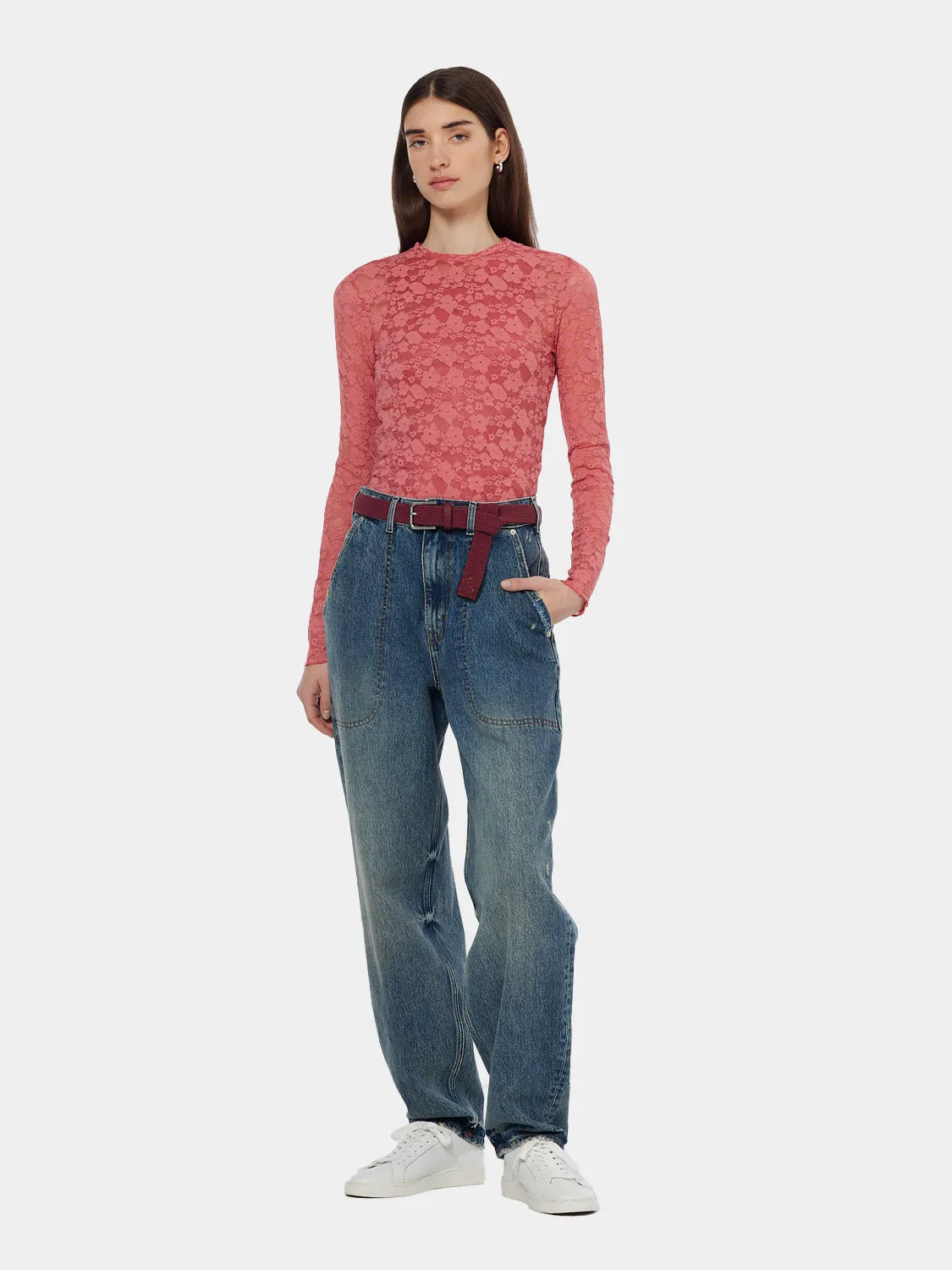 Floral lace top sold by Scotch & Soda product image thumbnail 4
