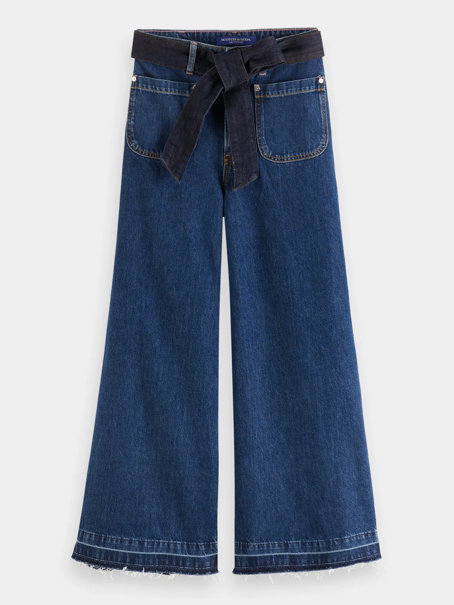 Wave cropped flare jeans sold by Scotch and Soda product image thumbnail 2