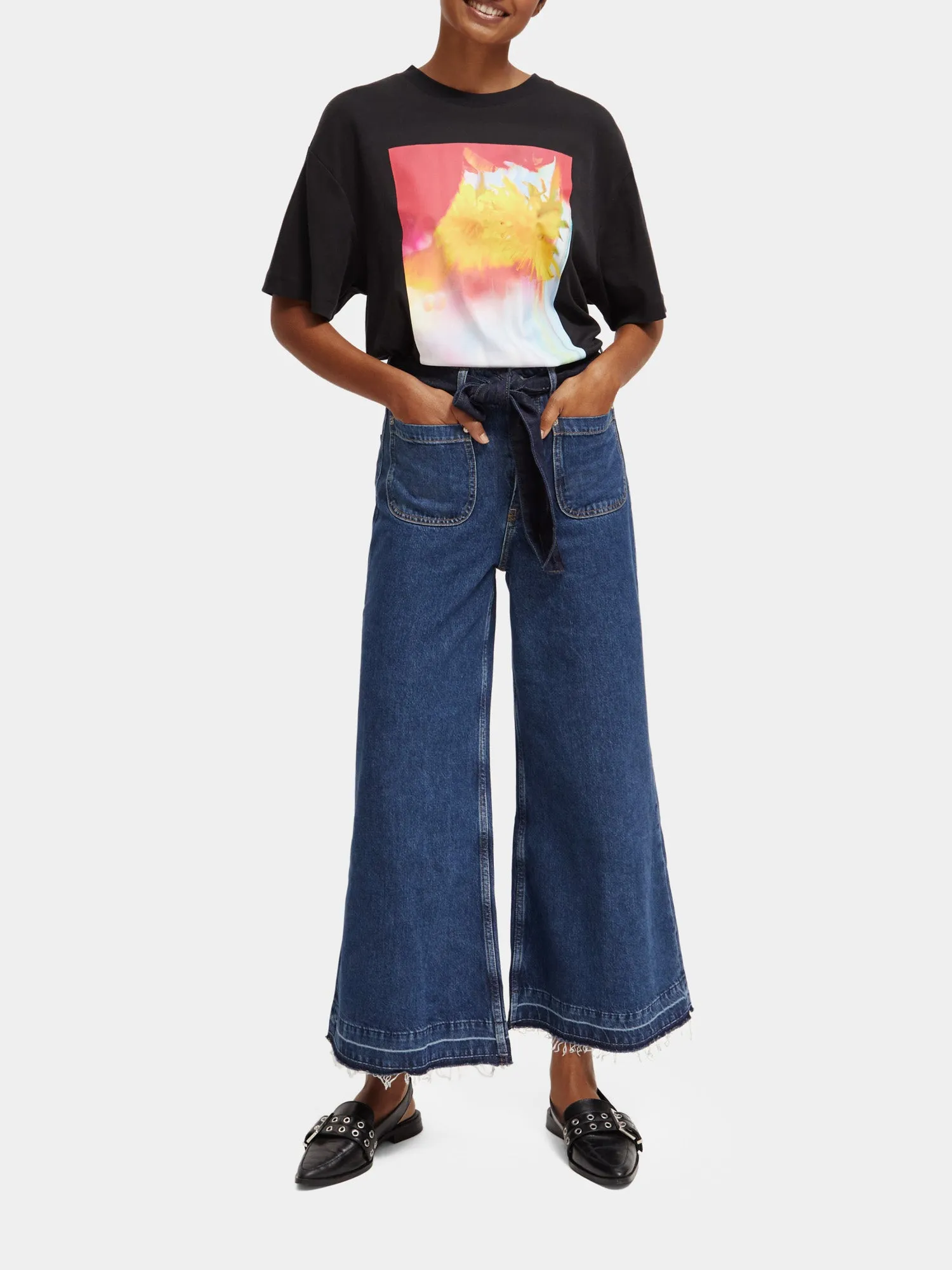 Wave cropped flare jeans sold by Scotch and Soda product image thumbnail 5