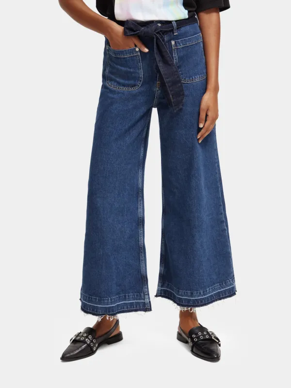 Wave cropped flare jeans sold by Scotch and Soda