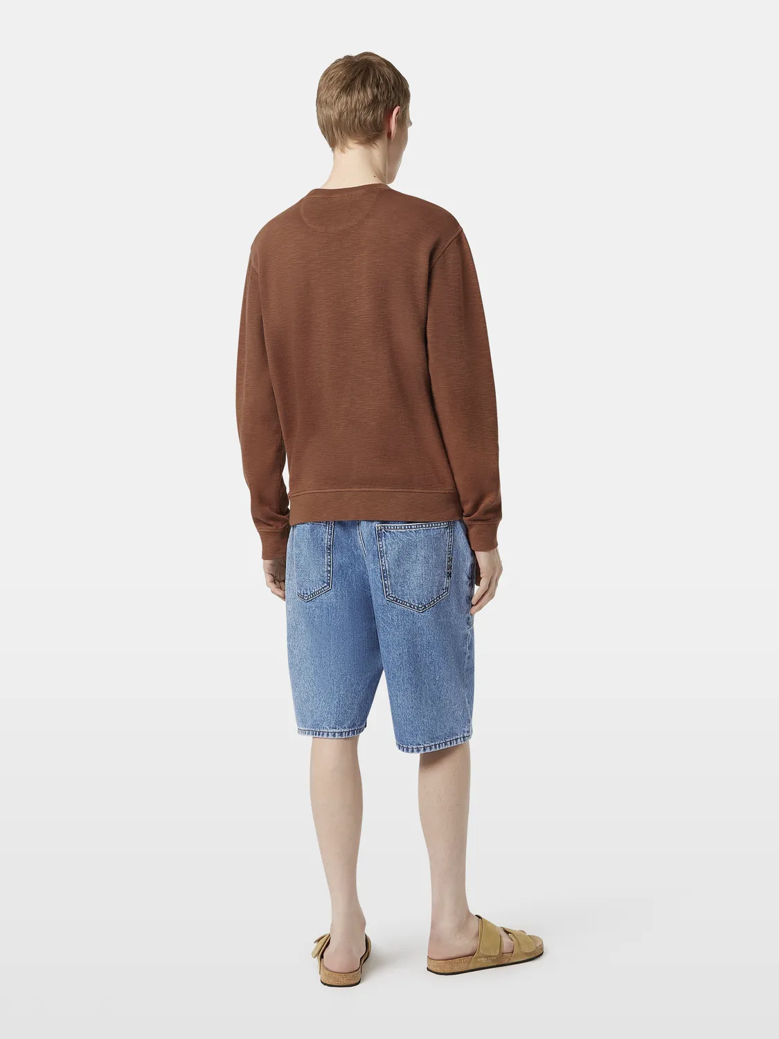 Garment-dyed sweatshirt sold by Scotch and Soda product image thumbnail 3