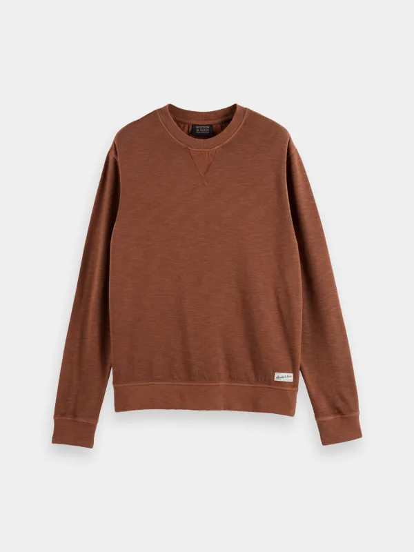 Garment-dyed sweatshirt sold by Scotch and Soda