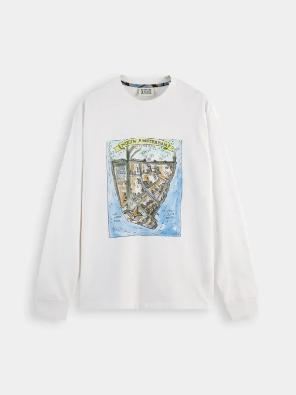 Artwork t-shirt made by Scotch & Soda