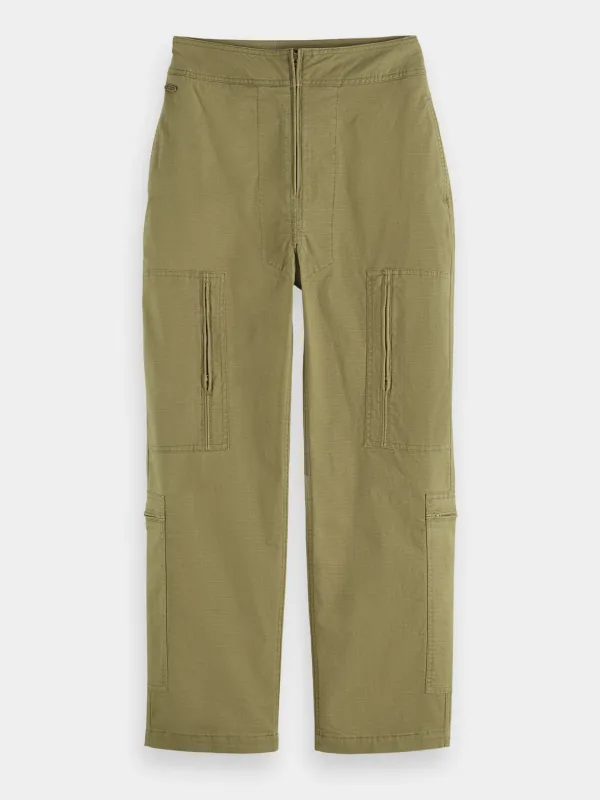 Ripstop straight leg pants sold by Scotch and Soda