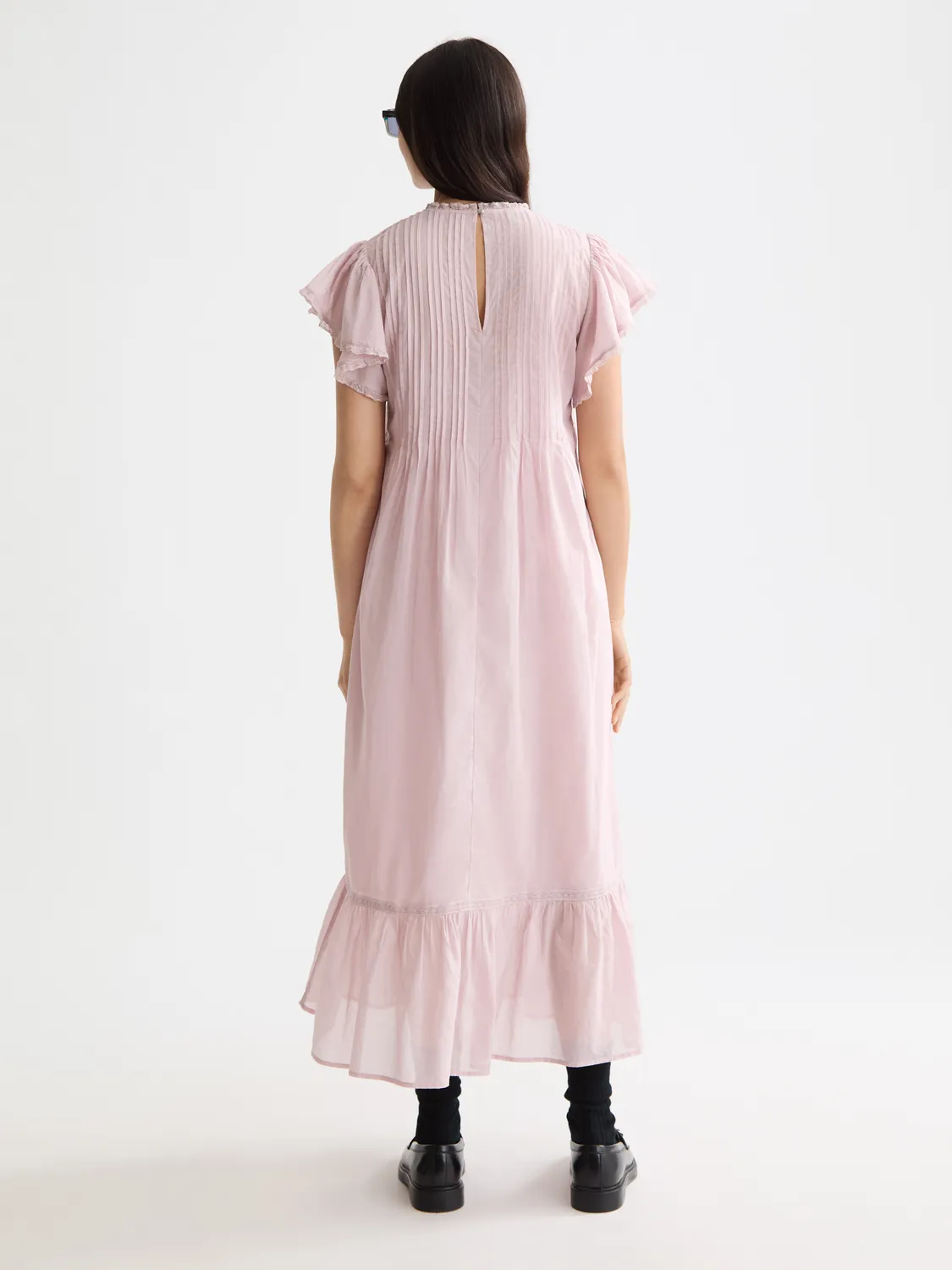 Pleated front maxi dress sold by Scotch & Soda product image thumbnail 3