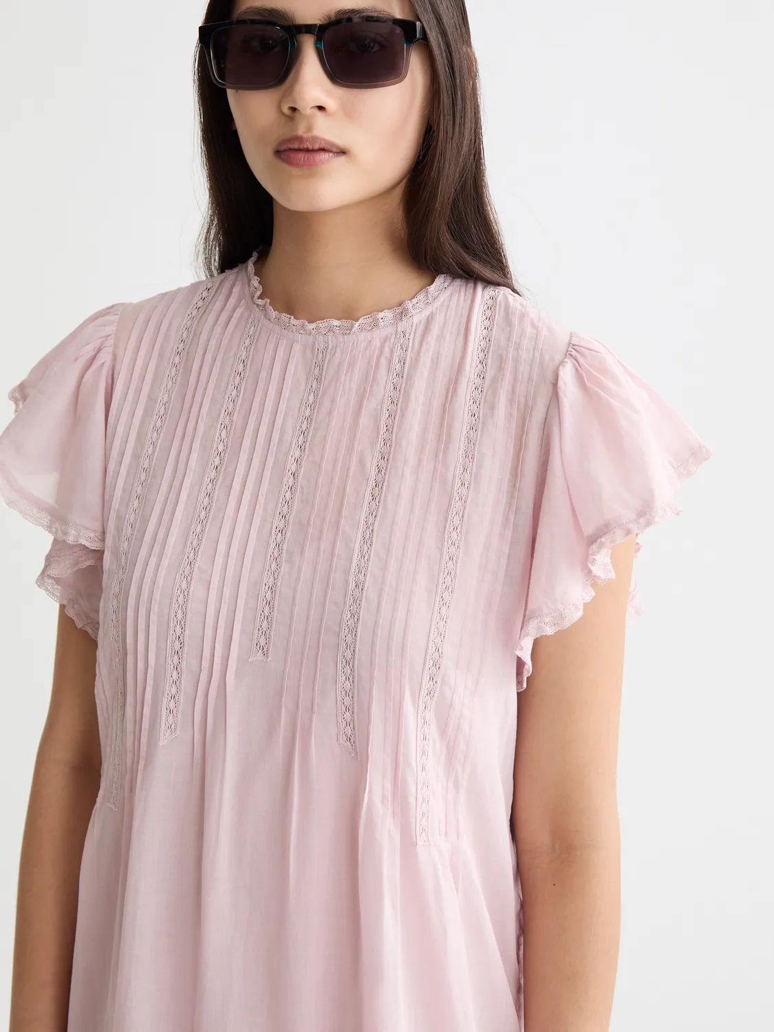 Pleated front maxi dress sold by Scotch & Soda product image thumbnail 4