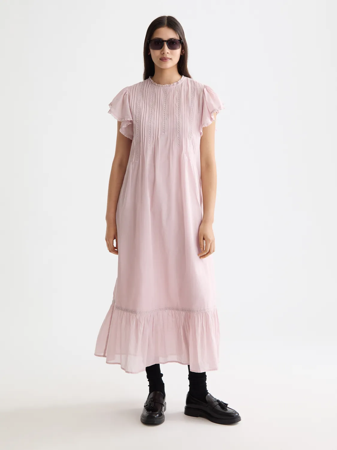 Pleated front maxi dress sold by Scotch & Soda product image thumbnail 2