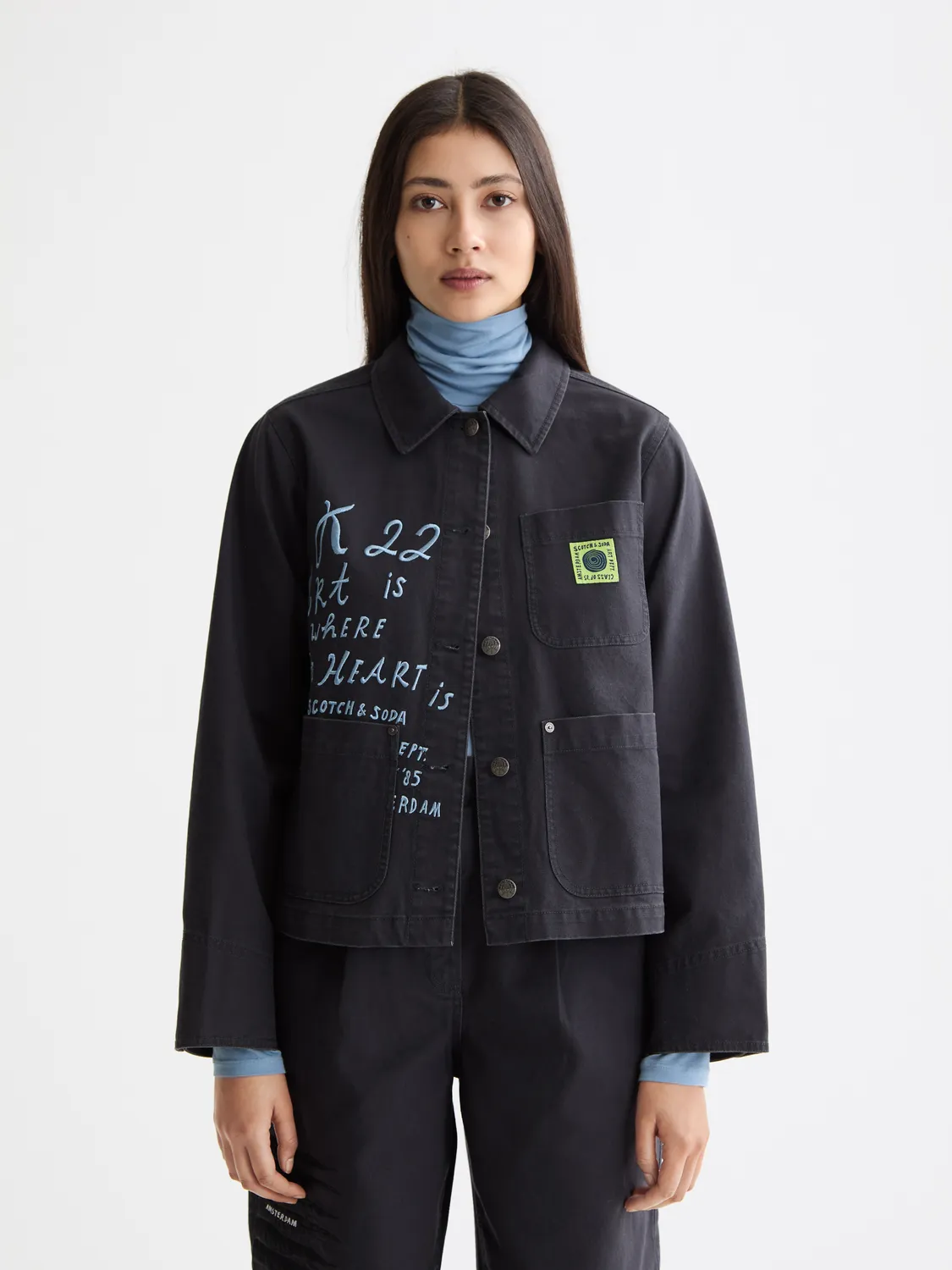 Washed workwear jacket sold by Scotch & Soda product image thumbnail 2