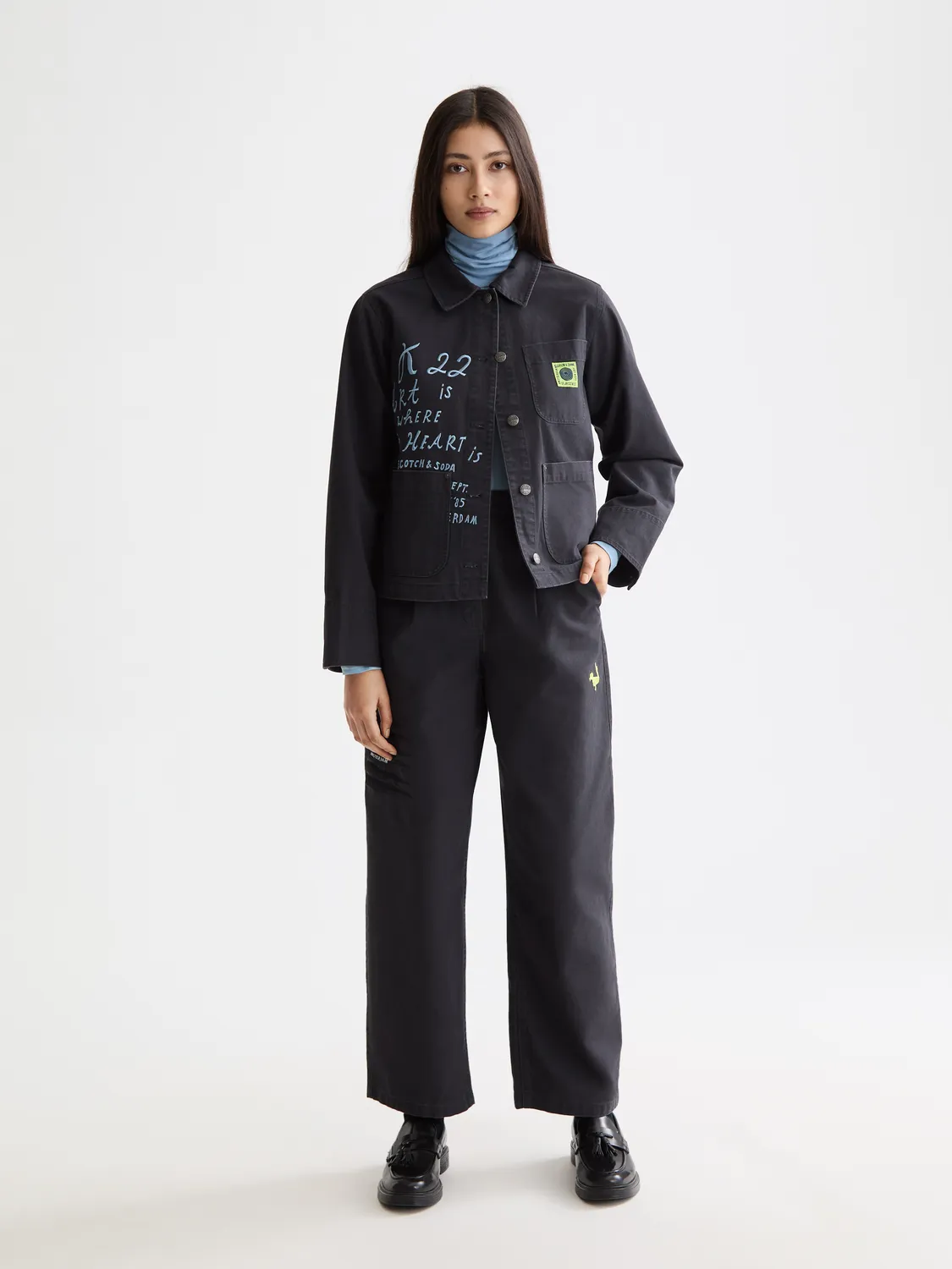 Washed workwear jacket sold by Scotch & Soda product image thumbnail 4