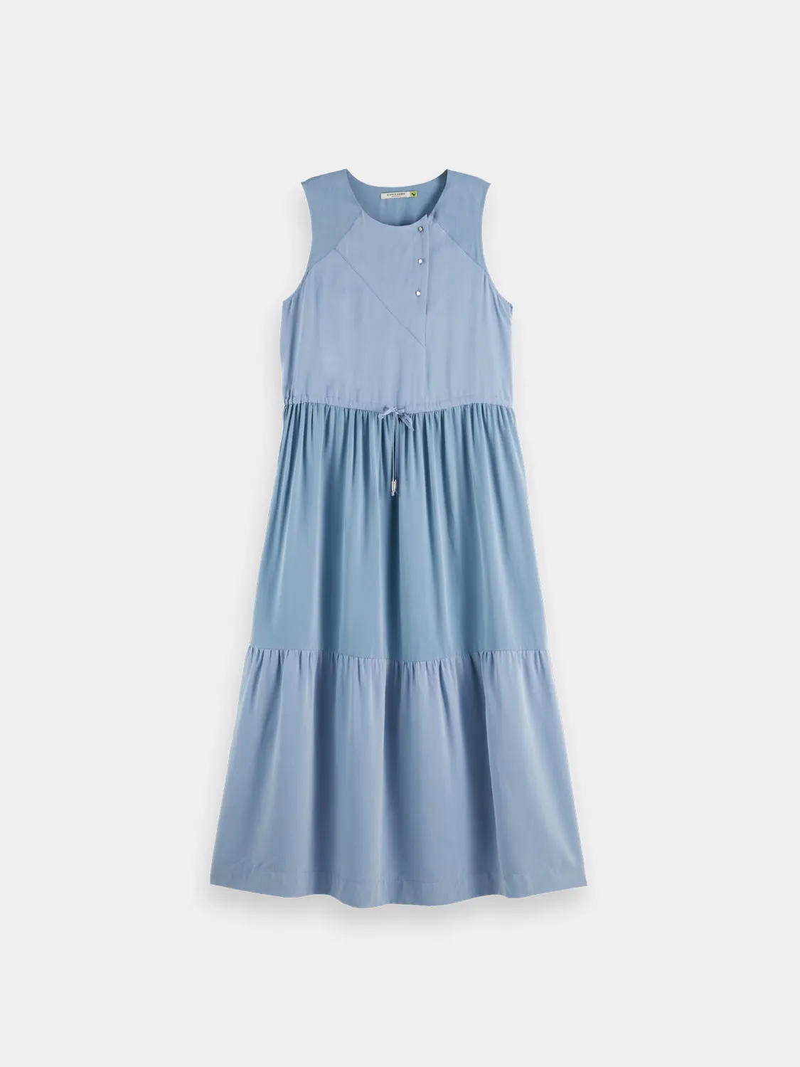 Midi dress with gathered waist sold by Scotch & Soda product image thumbnail 2