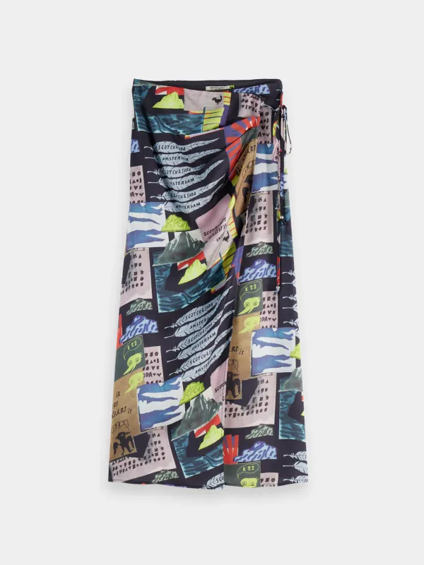 Midi wrap skirt sold by Scotch and Soda