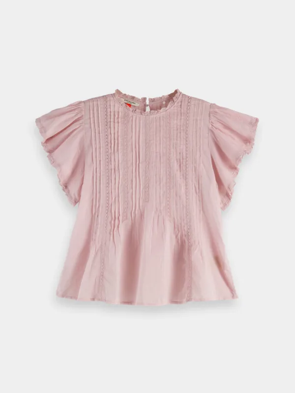 Butterfly sleeve top sold by Scotch and Soda