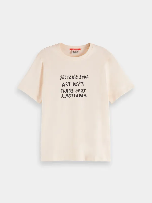 Chest artwork t-shirt made by Scotch & Soda