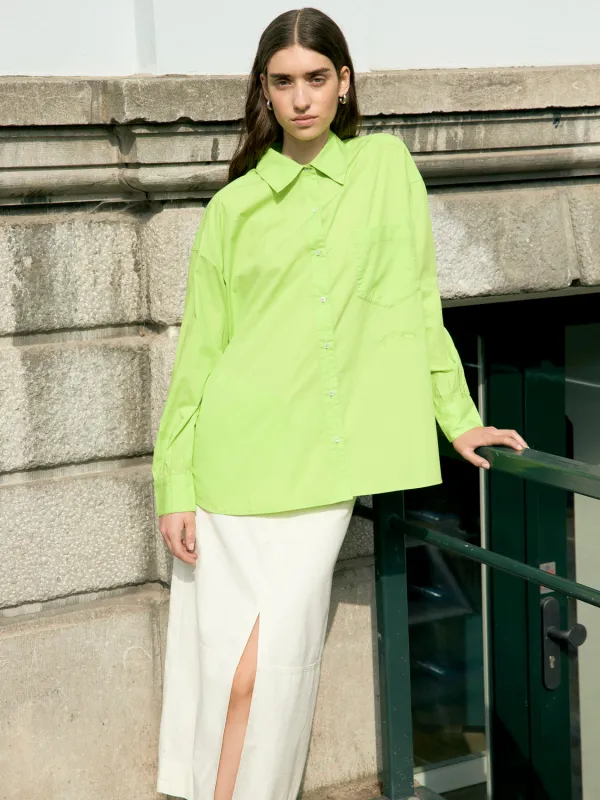 Embroidered girlfriend shirt sold by Scotch and Soda