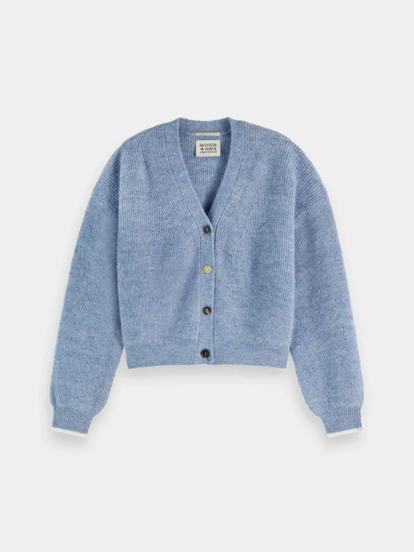 Fuzzy relaxed cardigan sold by Scotch and Soda