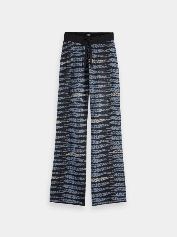 Lurex jacquard trousers made by Scotch & Soda