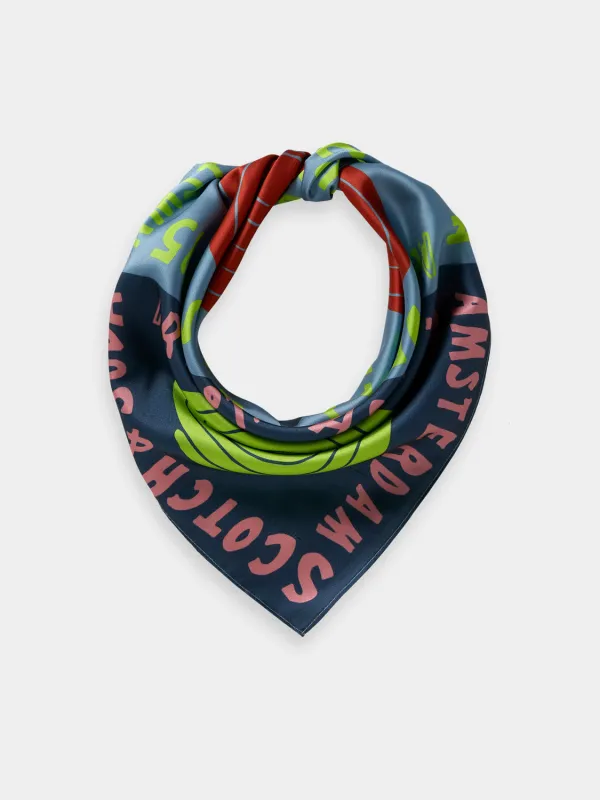 Printed scarf sold by Scotch and Soda
