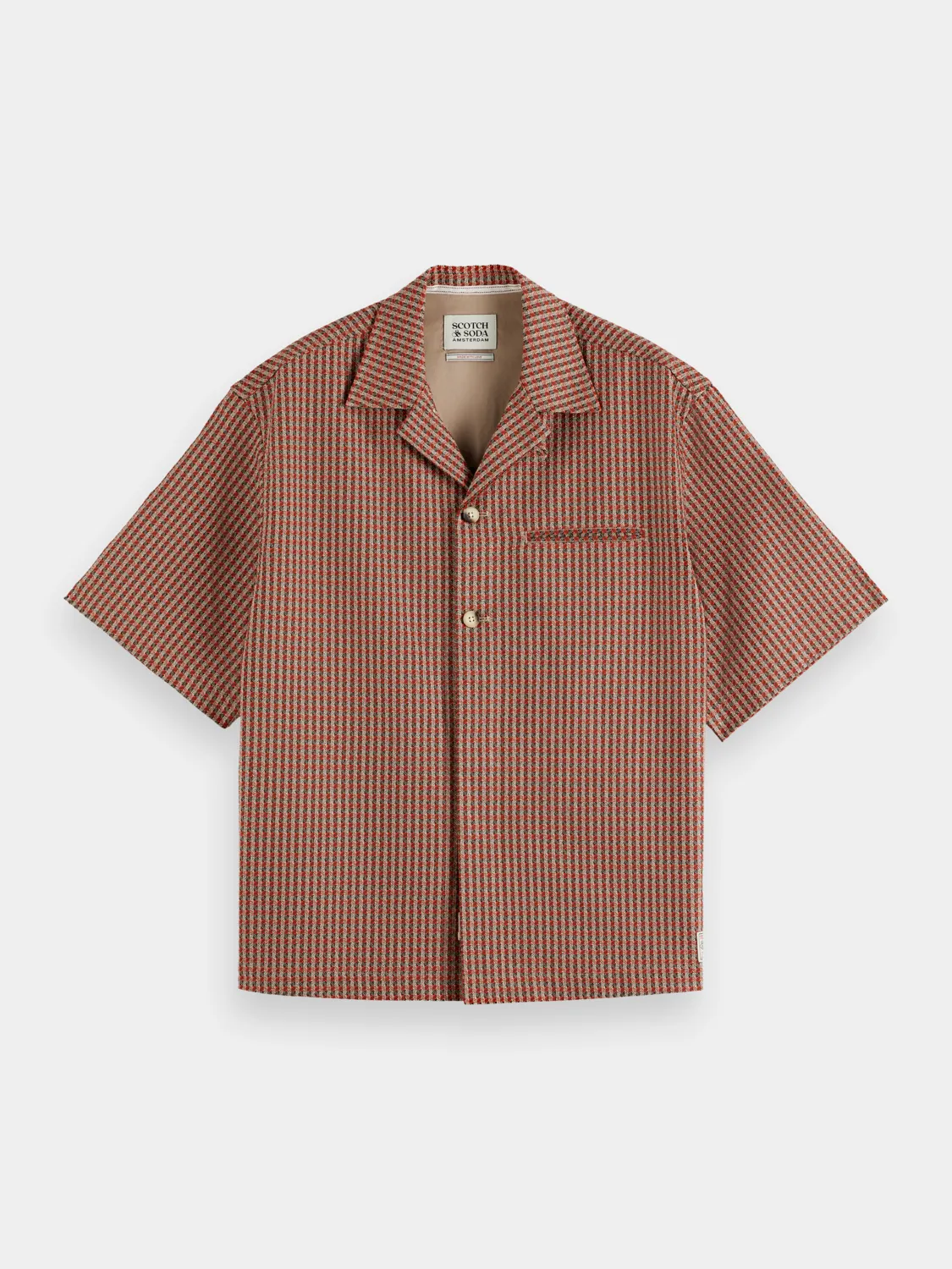 Printed short sleeved shirt sold by Scotch and Soda