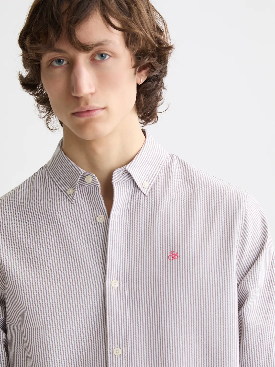 Striped Oxford shirt sold by Scotch & Soda product image thumbnail 5
