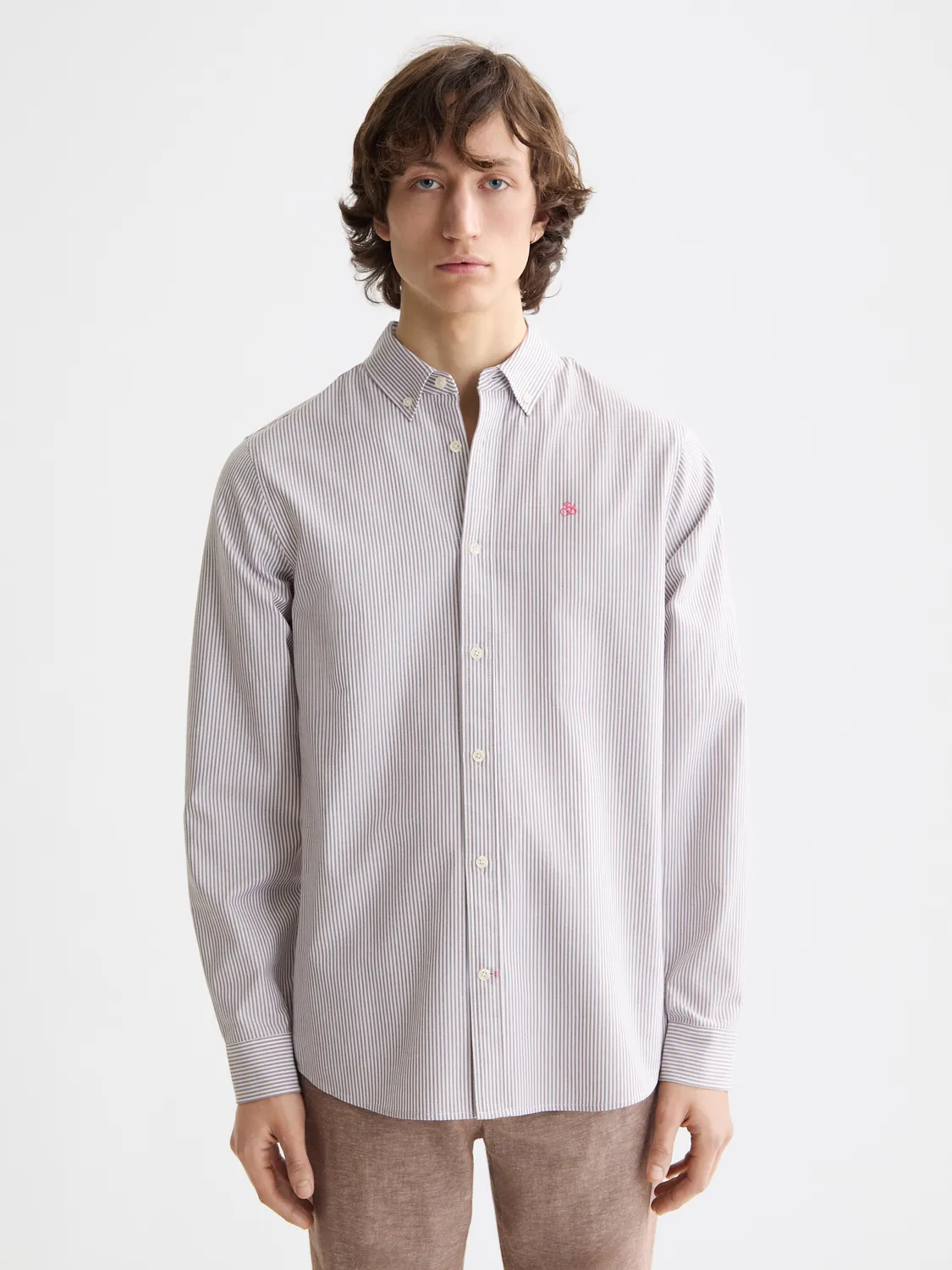 Striped Oxford shirt sold by Scotch & Soda product image thumbnail 2