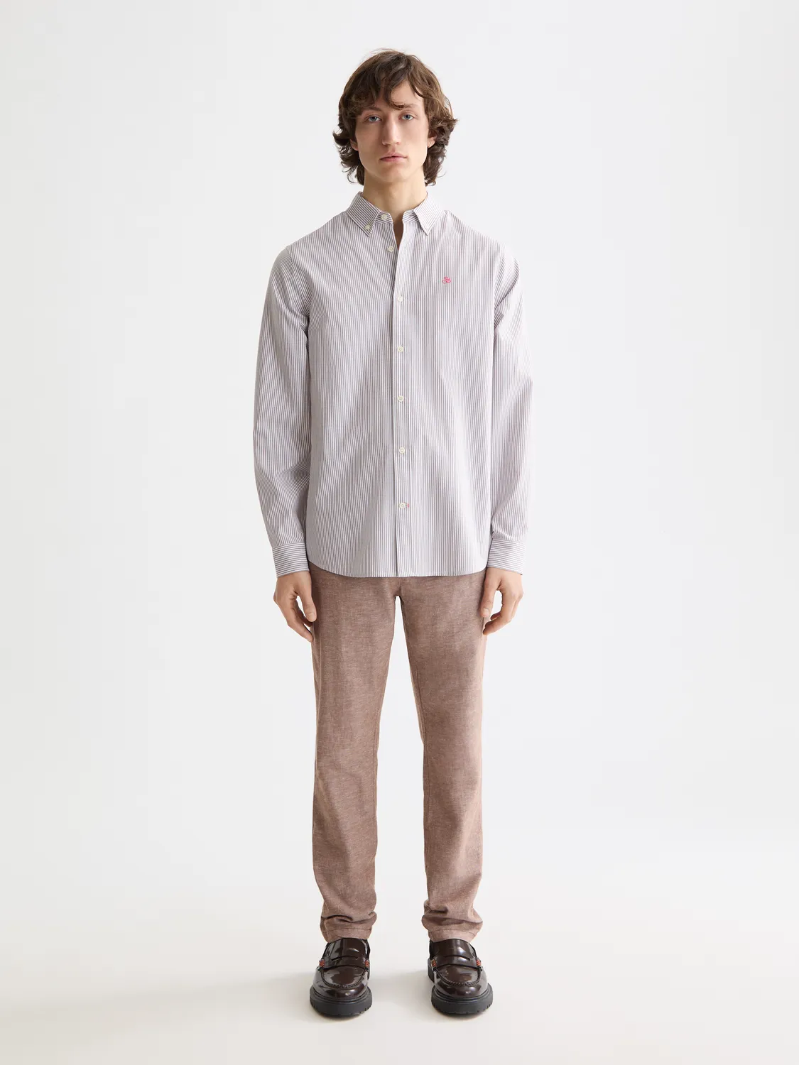 Striped Oxford shirt sold by Scotch & Soda product image thumbnail 4