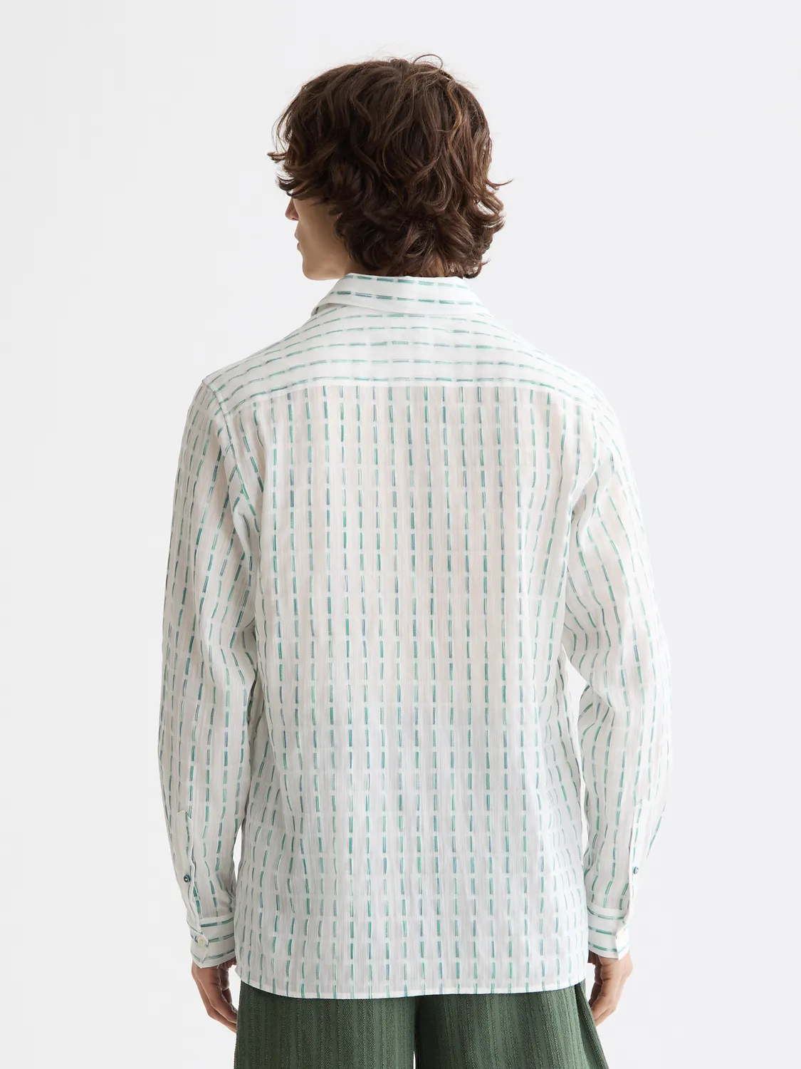 Striped cotton-voile shirt sold by Scotch & Soda product image thumbnail 3