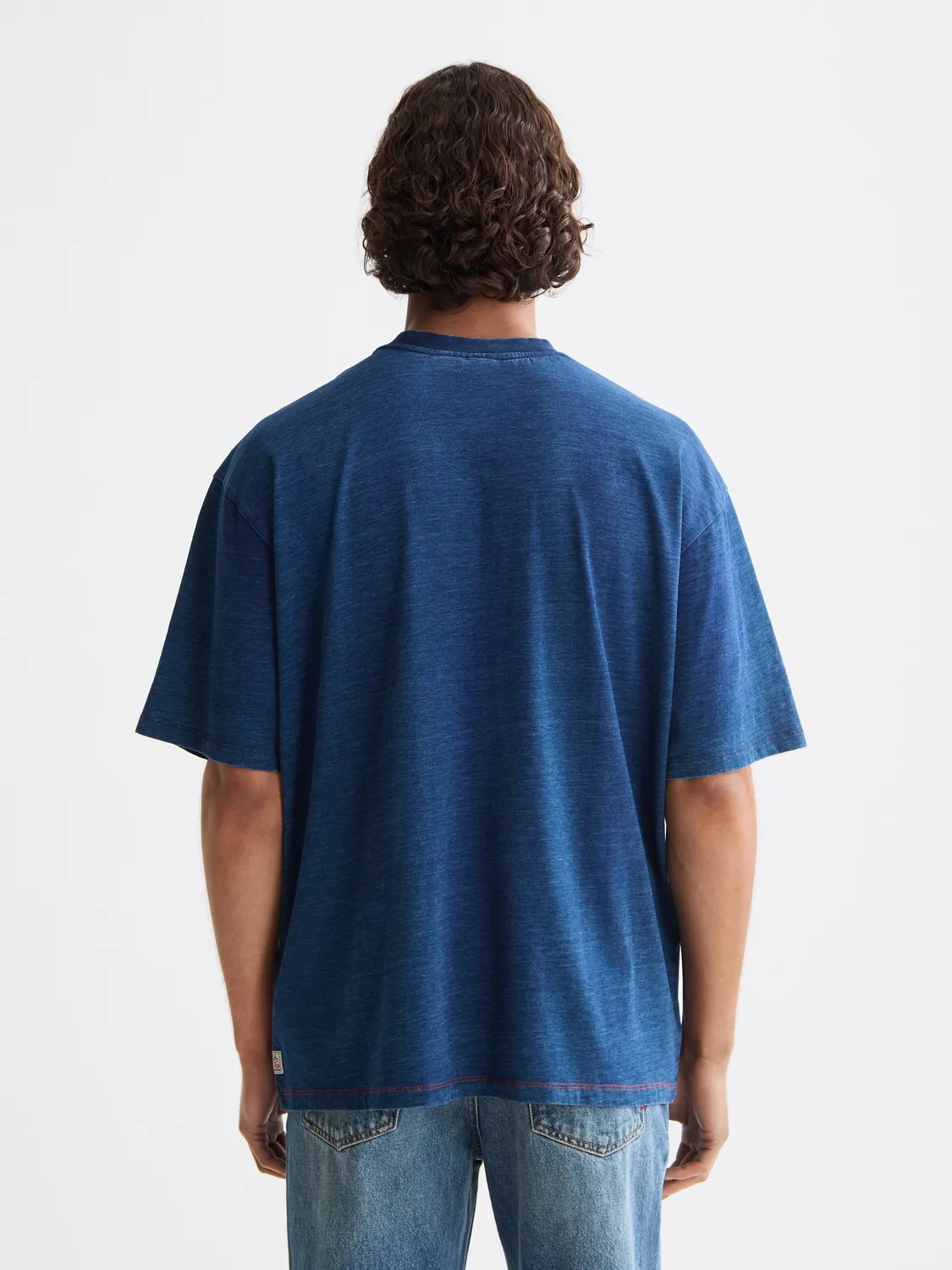 Washed indigo t-shirt sold by Scotch & Soda product image thumbnail 3