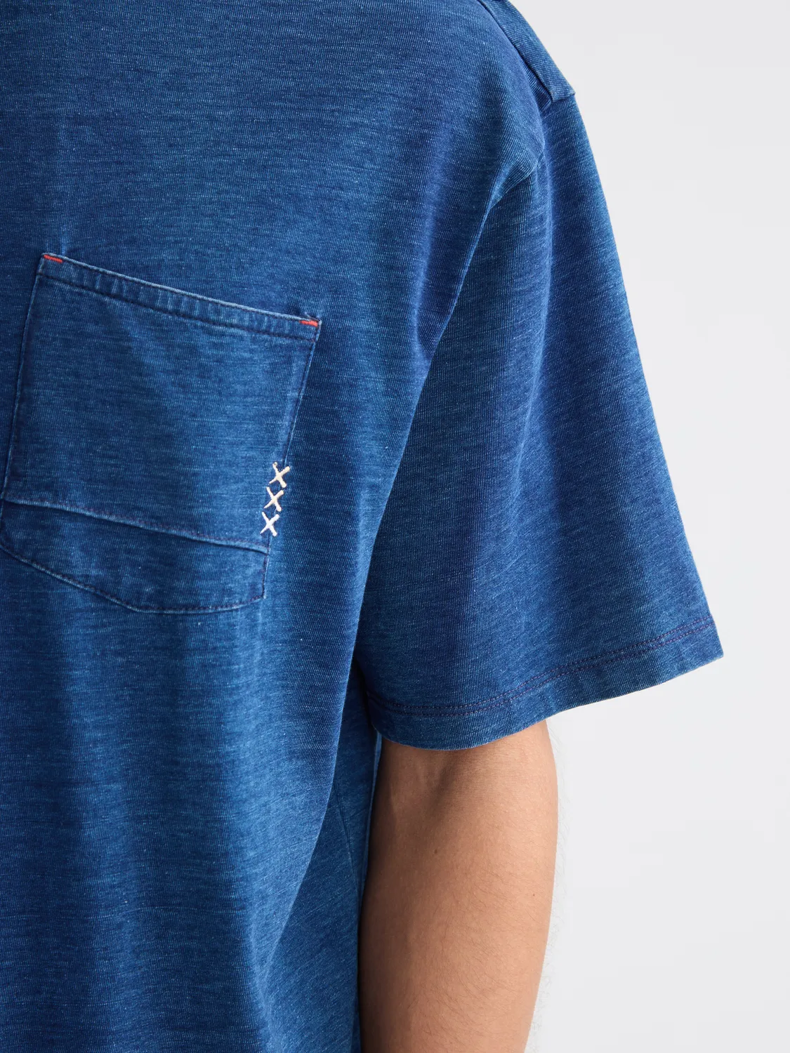 Washed indigo t-shirt sold by Scotch & Soda product image thumbnail 5