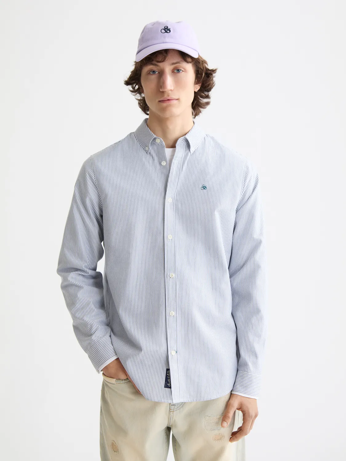 Striped Oxford shirt sold by Scotch & Soda product image thumbnail 2