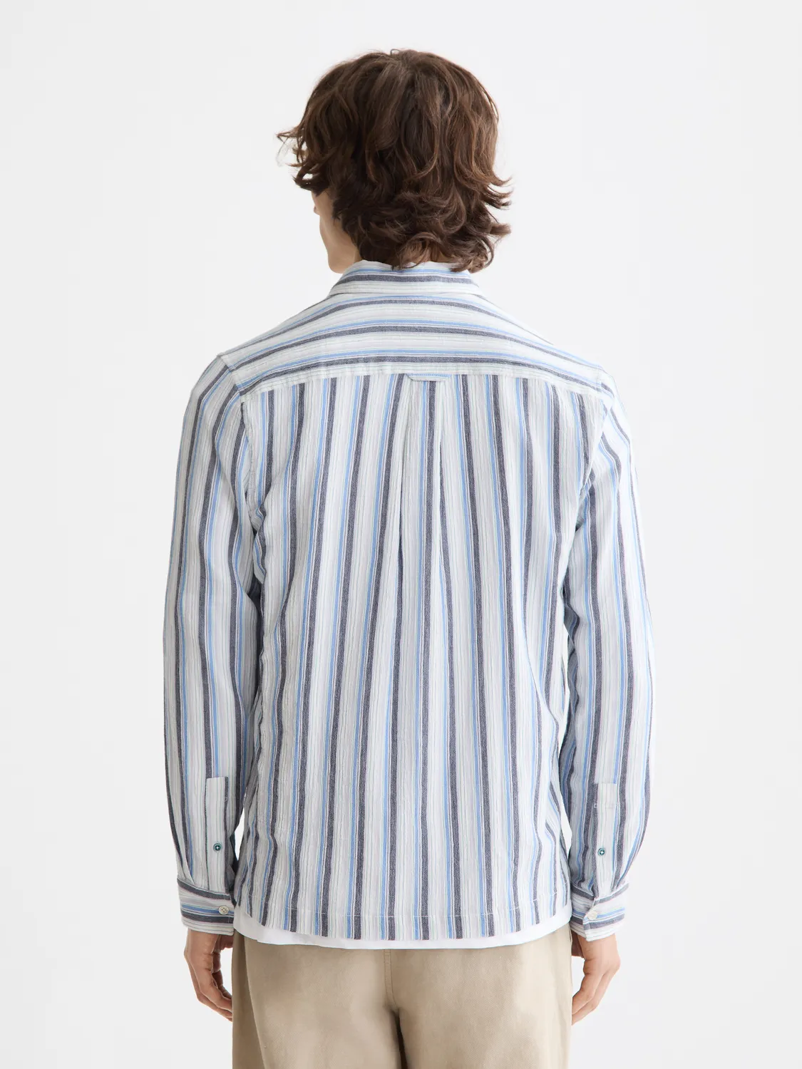 Textured striped shirt sold by Scotch and Soda product image thumbnail 3