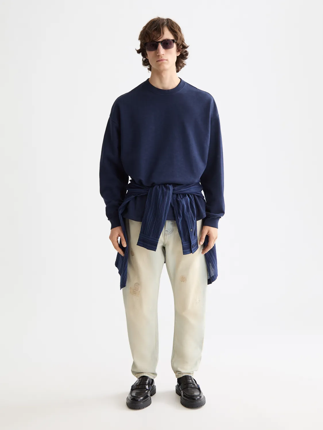 Garment-dyed sweatshirt sold by Scotch and Soda product image thumbnail 4