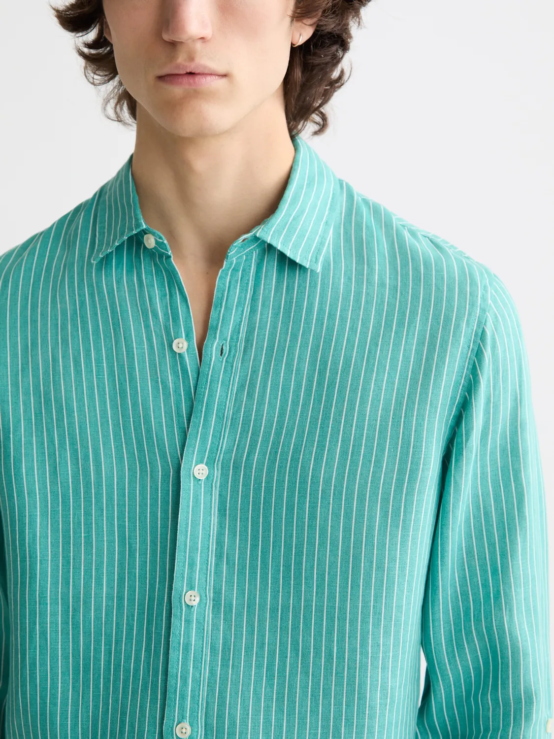 Striped linen shirt sold by Scotch & Soda product image thumbnail 5
