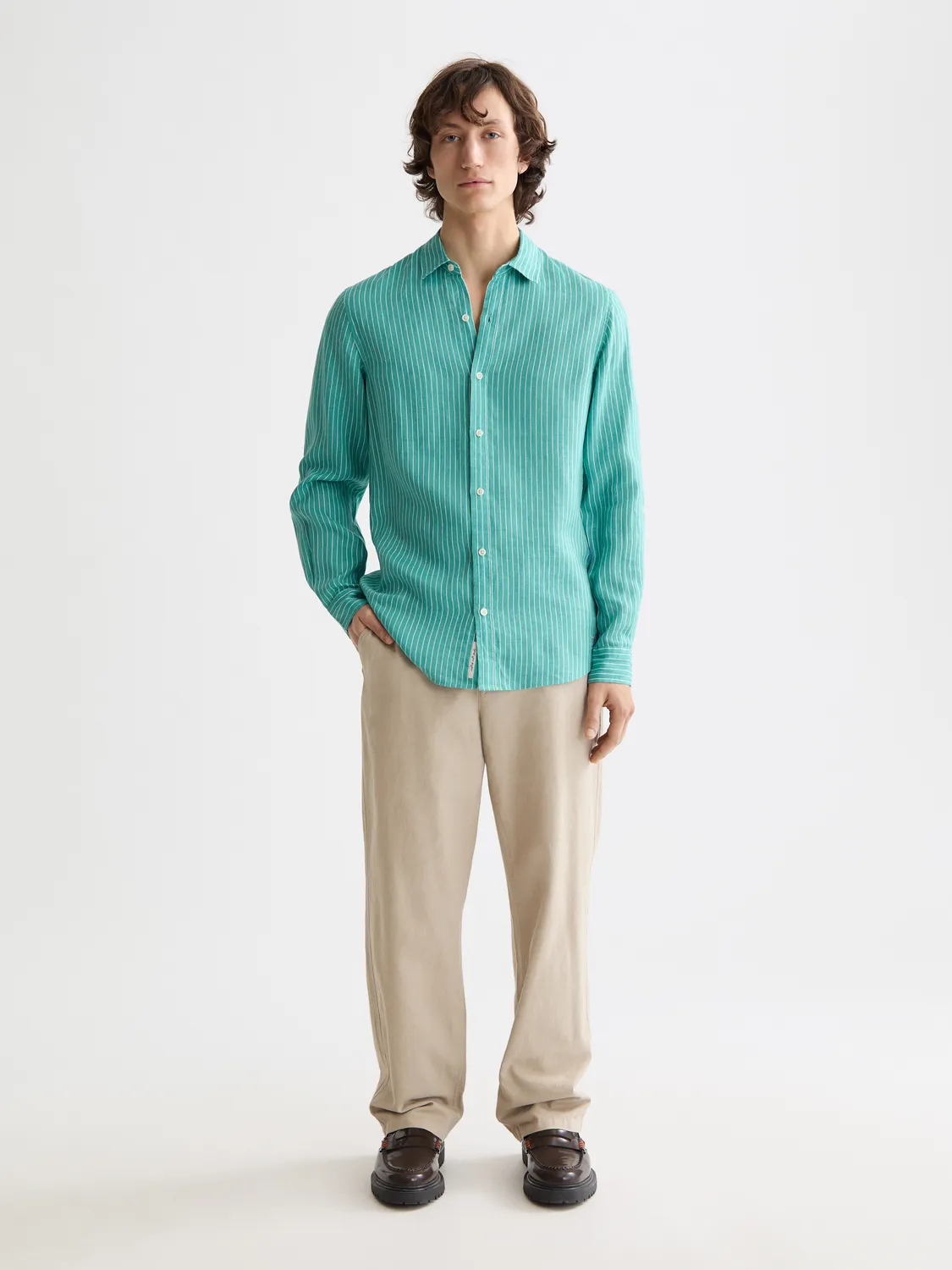 Striped linen shirt sold by Scotch & Soda product image thumbnail 4