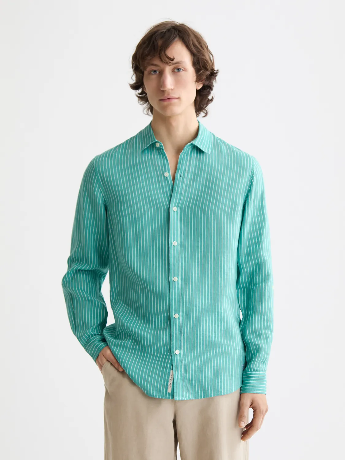 Striped linen shirt sold by Scotch & Soda product image thumbnail 2