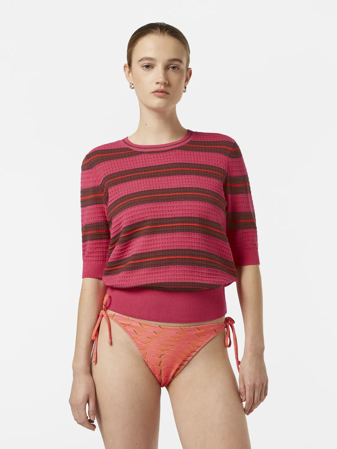 Pointelle short sleeved pullover sold by Scotch & Soda