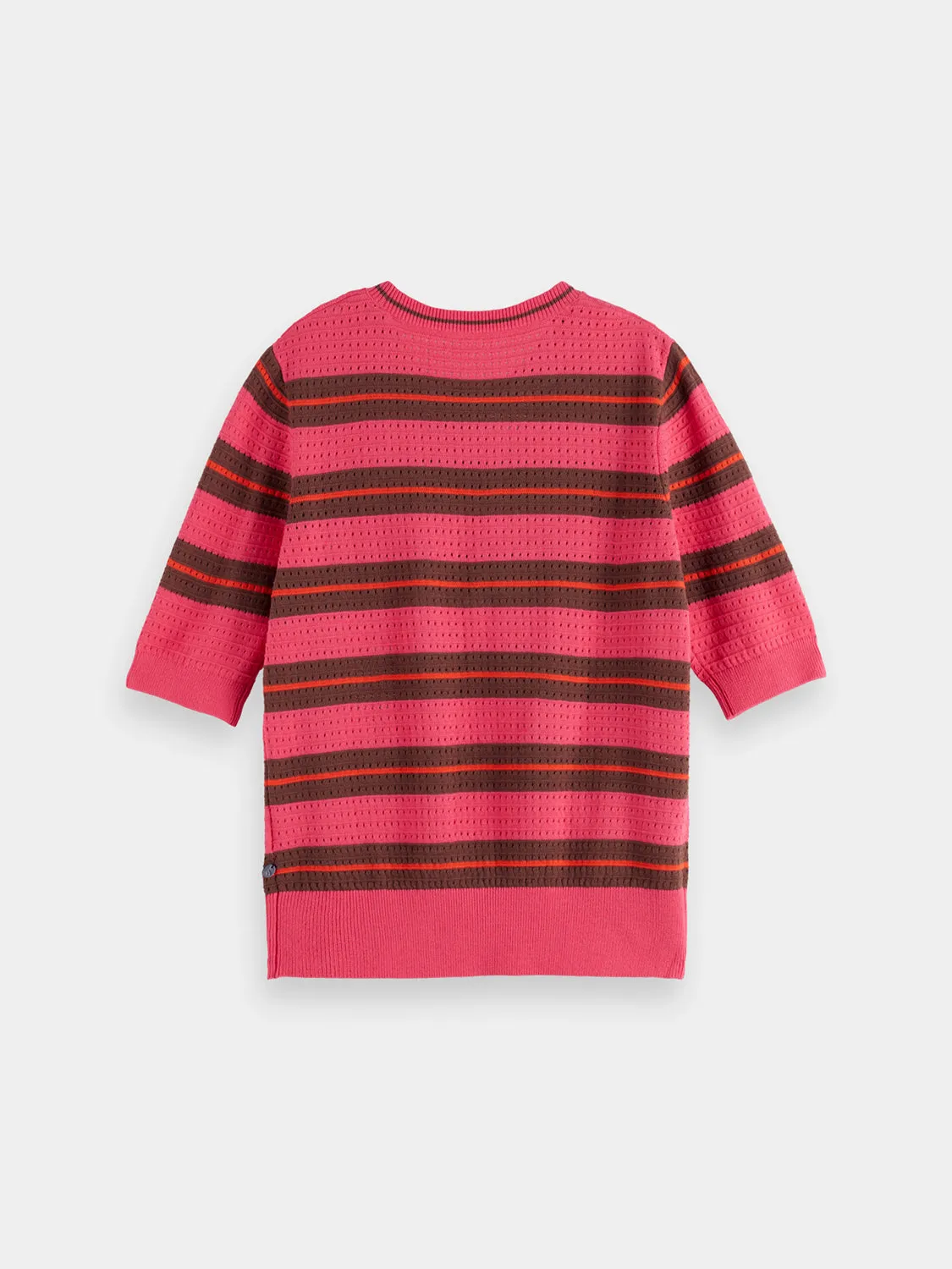 Pointelle short sleeved pullover sold by Scotch & Soda product image thumbnail 5