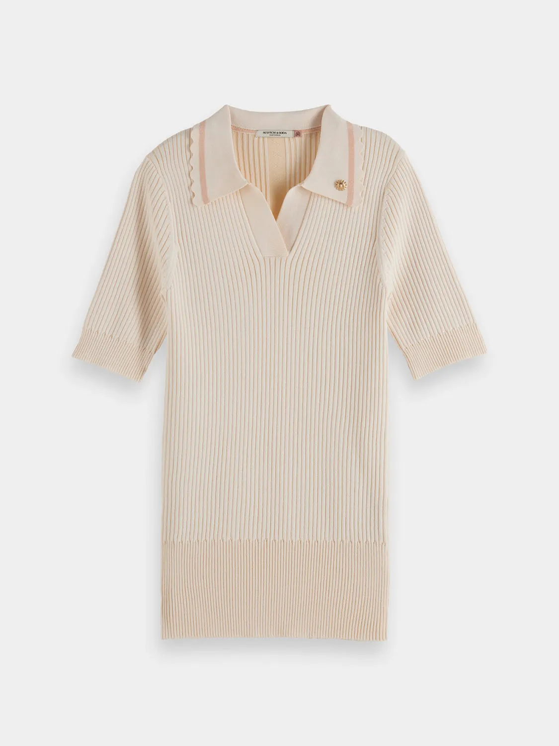 Ribbed polo sold by Scotch & Soda product image thumbnail 2
