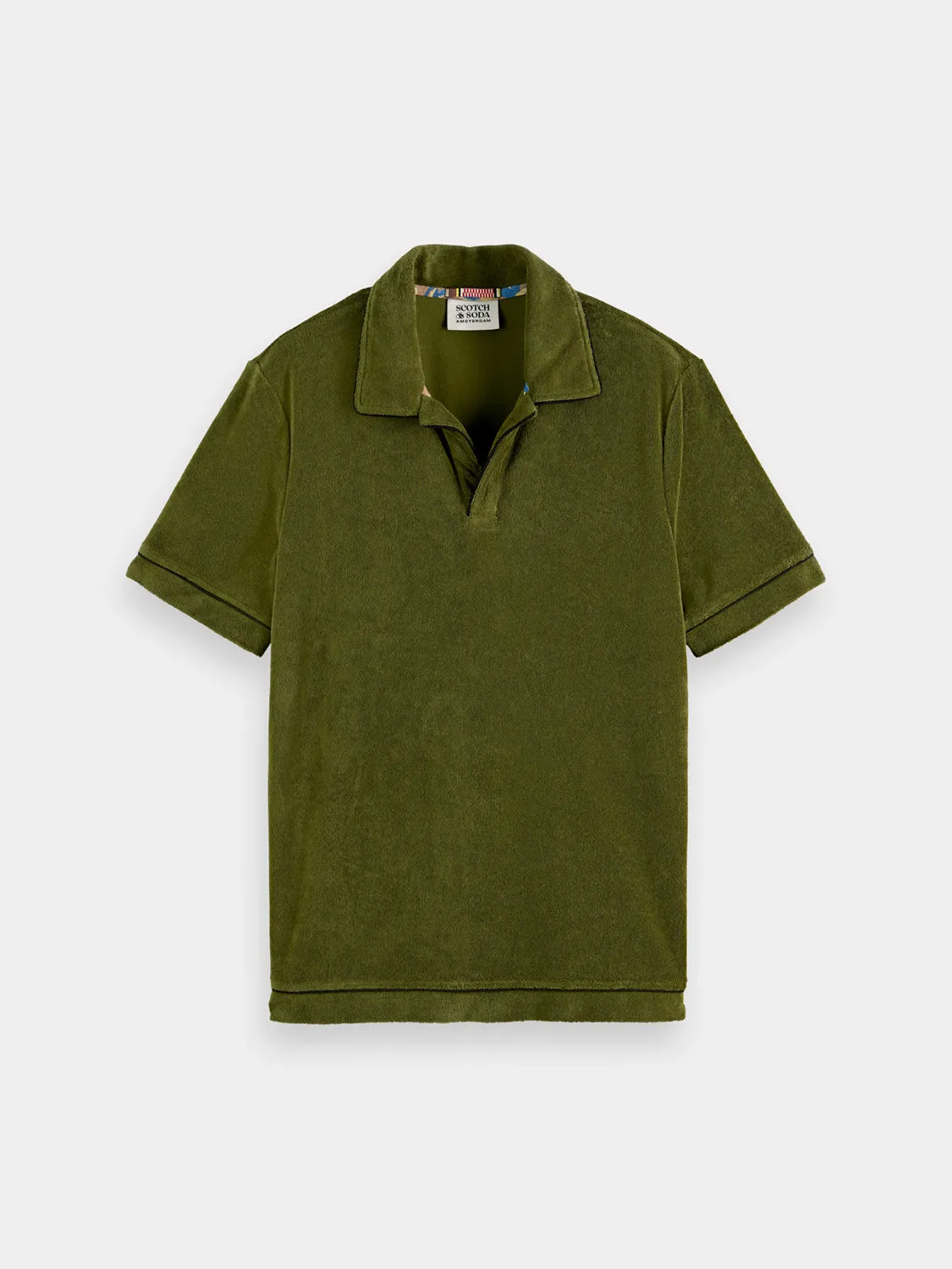 Towelling polo sold by Scotch & Soda